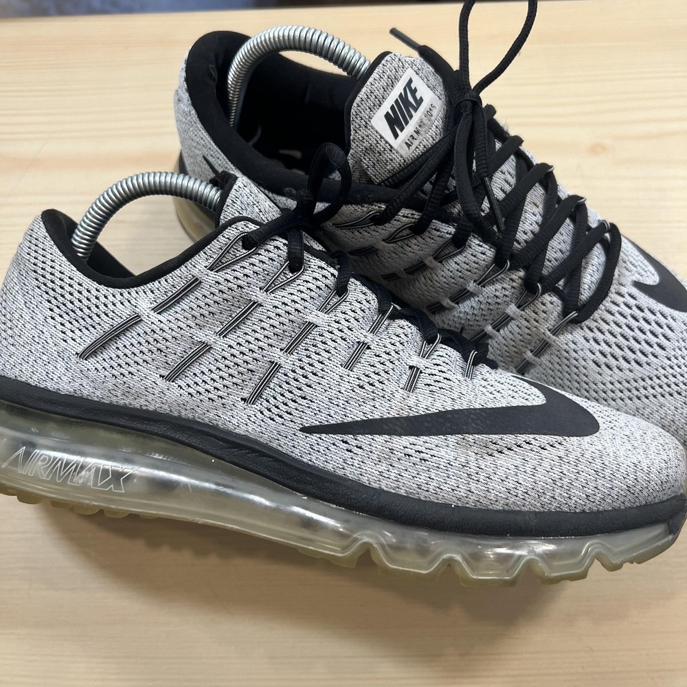 Nike Air Max 2016 Shoes Womens Size 10 Gray Mesh Running Sneakers 806772-101